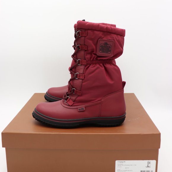 NIB Coach Sage Lace-Up Cold Weather Winter Boots - Picture 4 of 10
